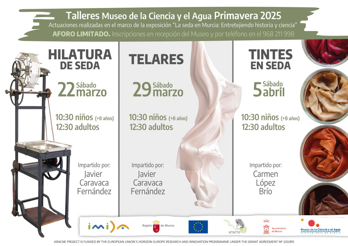 Calendario talleres MCYA cartel