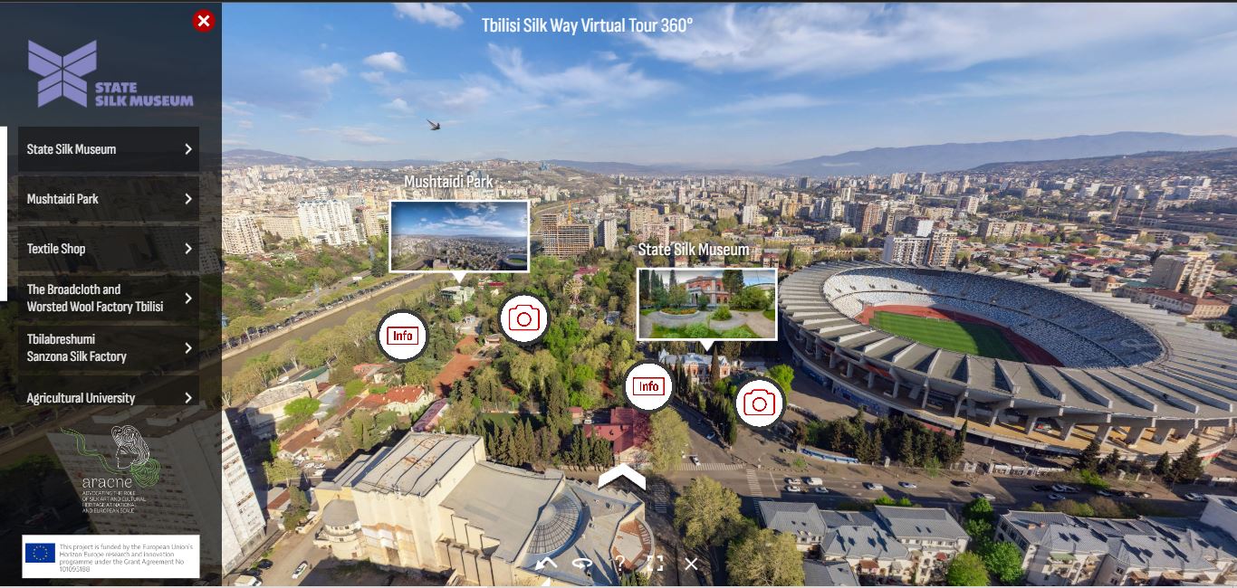 tbilisi virtual map