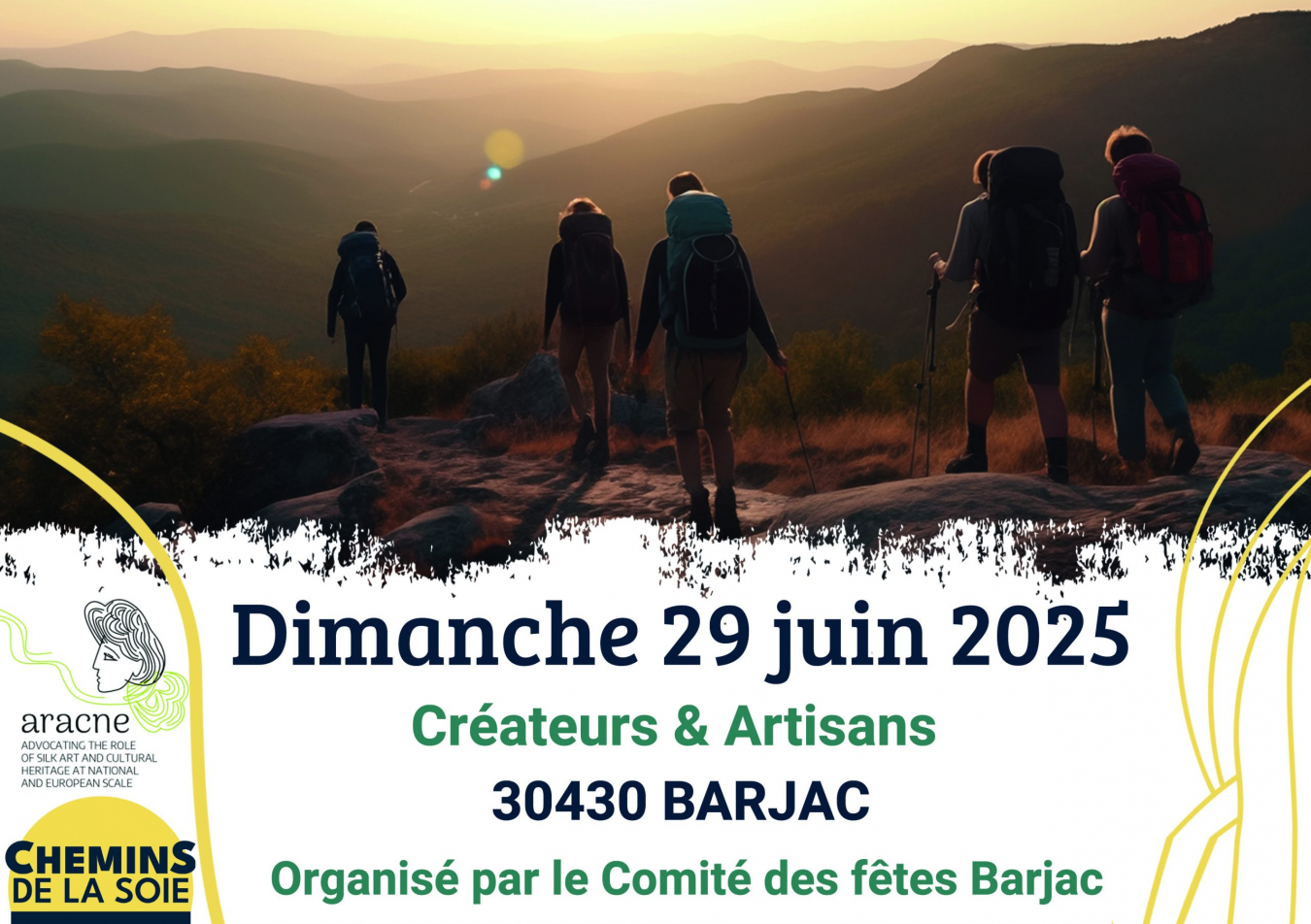 Affiche_Chemin-de-la-soie BARJASOIE 2025