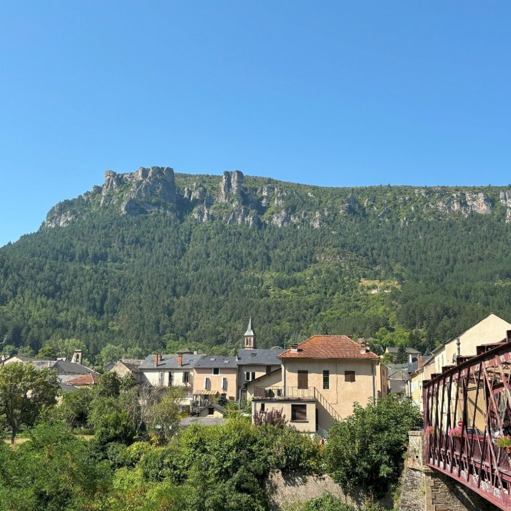 The beautiful Cévennes village Florac.
