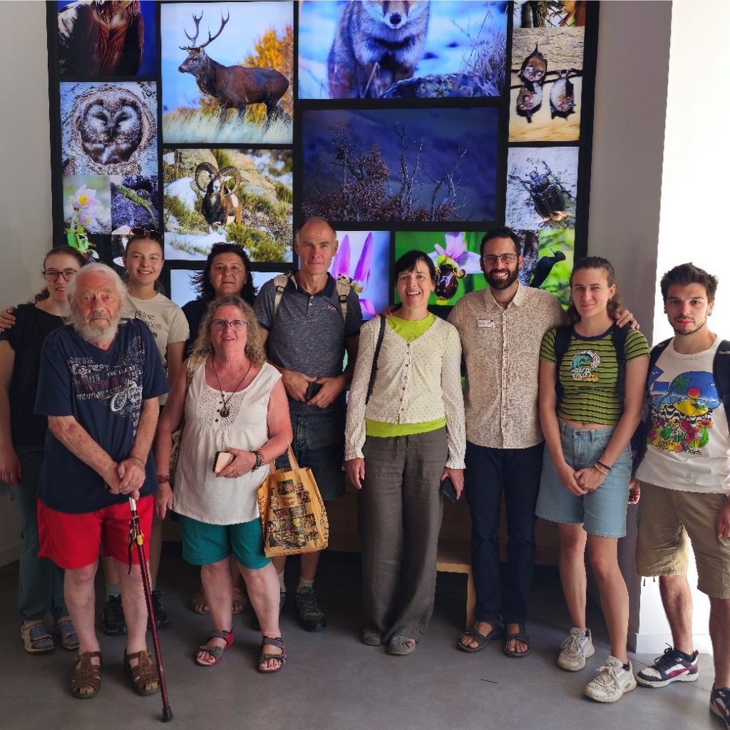 The visit of the Tourism and Cévennes National Park center with Pablo Barrera Espada.