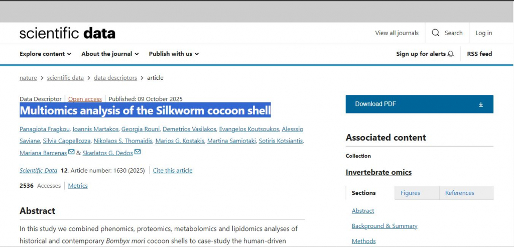 scientific data publication